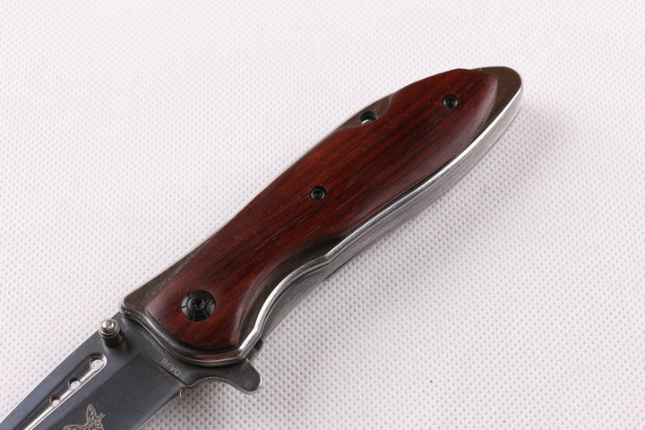 Benchmade DA76 quick opening folding knife（wood handle）UD402356 